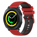 For Samsung Gear Sport / Red+Black