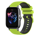 For Amazfit GTS 3 / Lime Green+Black