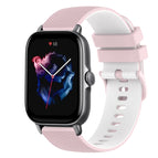 For Amazfit GTS 3 / Pink+White