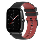 For Amazfit GTS 2E / Black+Red