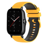 For Amazfit GTS 2E / Yellow+Black