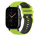 For Amazfit GTS 2E / Lime Green+Black