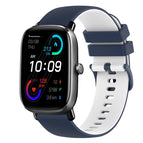 For Amazfit GTS 2 Mini / Dark Blue+White