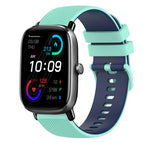 For Amazfit GTS 2 Mini / Teal+Blue