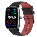 For Amazfit GTS 2 / Black+Red