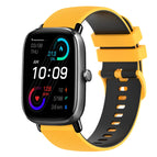 For Amazfit GTS 2 / Yellow+Black