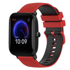 For Amazfit Pop Pro / Red+Black