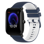 For Amazfit Pop / Dark Blue+White