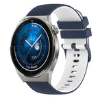 For Huawei Watch GT3 Pro 43mm / Dark Blue+White