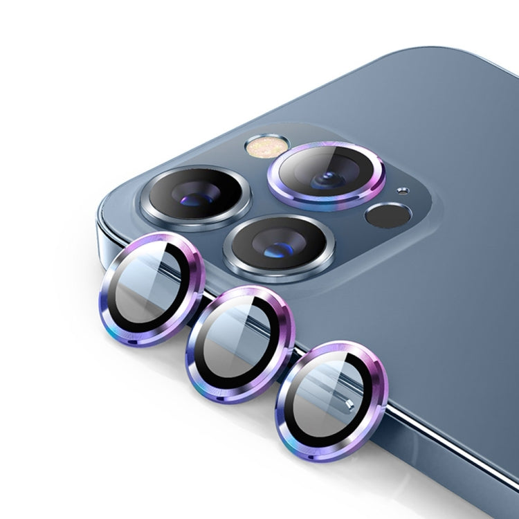 ENKAY 9H Rear Lens Metal Ring Tempered Glass Film For iPhone 14 Pro / 14 Pro Max, For iPhone 14 Pro / 14 Pro Max, For iPhone 14 Pro / 14 Pro Max(Purple)