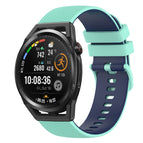 For Huawei Watch GT Runner / Teal+Blue
