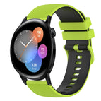 For Huawei Watch 3 / Lime Green+Black