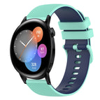 For Huawei Watch 3 / Teal+Blue