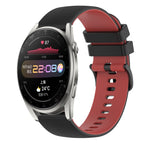 For Huawei Watch 3 Pro / Black+Red