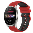 For Huawei Watch 3 Pro / Red+Black