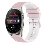 For Huawei Watch 3 Pro / Pink+White
