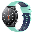 For Xiaomi Watch S1 / Teal+Blue