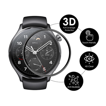 For Xiaomi Watch S1 Pro ENKAY 3D Full Coverage Screen Protector Film, 1 PCS, 2 PCS, 5 PCS, 10 PCS