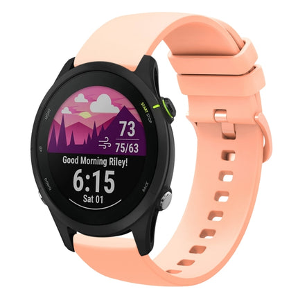 18mm Solid Color Soft Silicone Watch Band, For Garmin Forerunner 255S, For Garmin Venu 2S