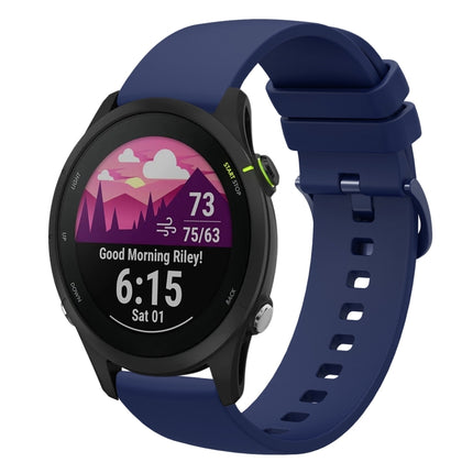 18mm Solid Color Soft Silicone Watch Band, For Garmin Forerunner 255S, For Garmin Venu 2S