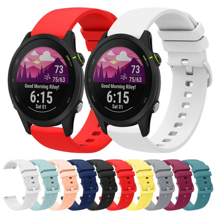18mm Solid Color Soft Silicone Watch Band, For Garmin Forerunner 255S, For Garmin Venu 2S