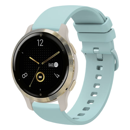 18mm Solid Color Soft Silicone Watch Band, For Garmin Forerunner 255S, For Garmin Venu 2S