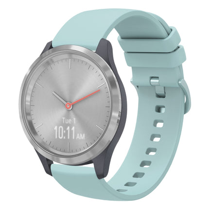18mm Solid Color Soft Silicone Watch Band, For Garmin Vivomove 3S, For Garmin Vivoactive 4S