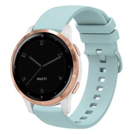18mm Solid Color Soft Silicone Watch Band, For Garmin Vivomove 3S, For Garmin Vivoactive 4S