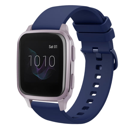 20mm Solid Color Soft Silicone Watch Band, For Garmin Venu SQ, For Garmin Vivomove 3