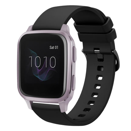 20mm Solid Color Soft Silicone Watch Band, For Garmin Venu SQ, For Garmin Vivomove 3