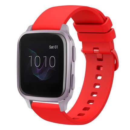 20mm Solid Color Soft Silicone Watch Band, For Garmin Venu SQ, For Garmin Vivomove 3
