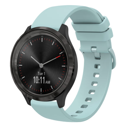 20mm Solid Color Soft Silicone Watch Band, For Garmin Venu SQ, For Garmin Vivomove 3