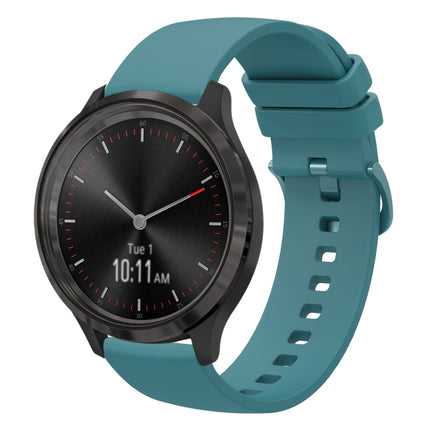 20mm Solid Color Soft Silicone Watch Band, For Garmin Venu SQ, For Garmin Vivomove 3