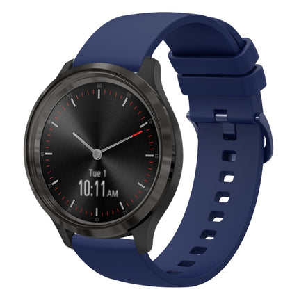 20mm Solid Color Soft Silicone Watch Band, For Garminmove 3, For Garmin VivoMove Luxe