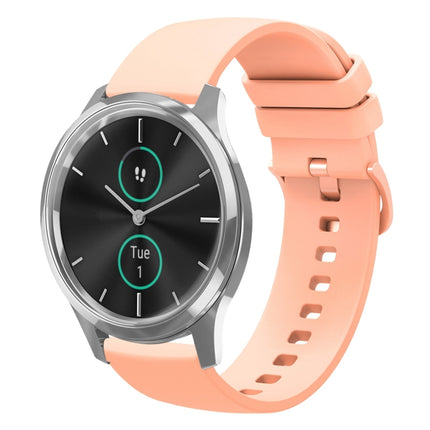 20mm Solid Color Soft Silicone Watch Band, For Garminmove Luxe, For Garmin VivoMove Style