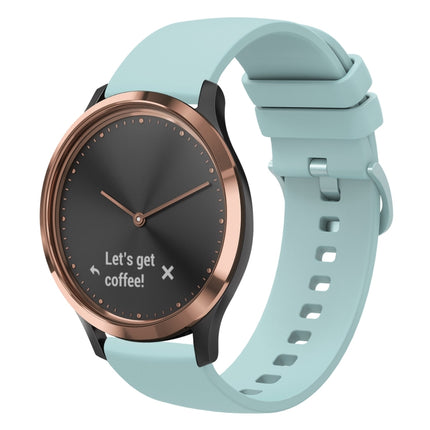 20mm Solid Color Soft Silicone Watch Band, For Garmin Vivomove HR Sport, For Garmin Vivoactive 3