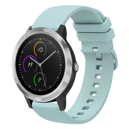 20mm Solid Color Soft Silicone Watch Band, For Garmin Vivomove HR Sport, For Garmin Vivoactive 3