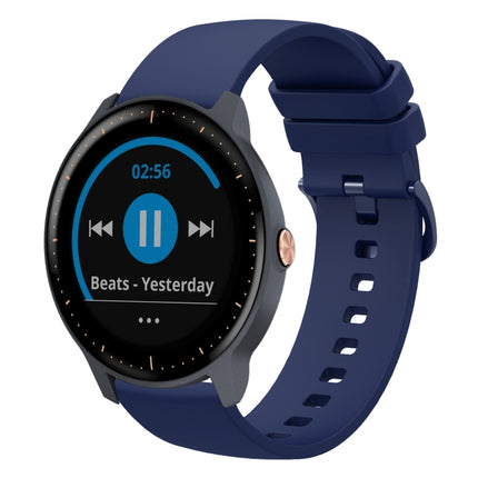20mm Solid Color Soft Silicone Watch Band, For Garmin Vivoactive3 Music, For Garmin Forerunner 245