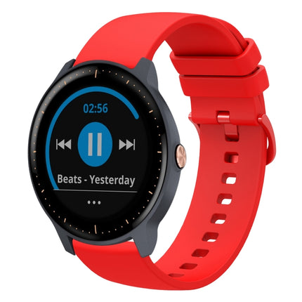 20mm Solid Color Soft Silicone Watch Band, For Garmin Vivoactive3 Music, For Garmin Forerunner 245