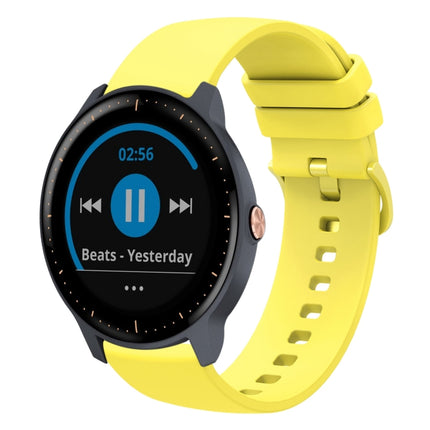 20mm Solid Color Soft Silicone Watch Band, For Garmin Vivoactive3 Music, For Garmin Forerunner 245
