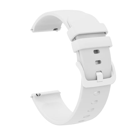 20mm Solid Color Soft Silicone Watch Band, For Samsung Galaxy Watch4 40mm, For Samsung Galaxy Watch4 44mm