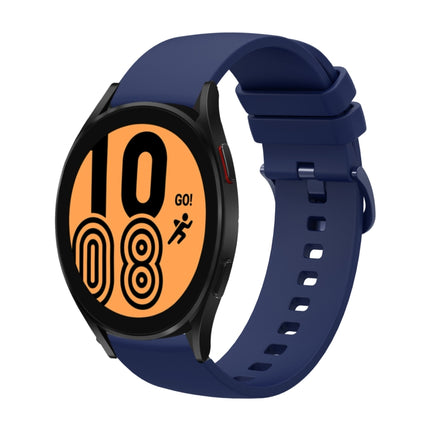 20mm Solid Color Soft Silicone Watch Band, For Samsung Galaxy Watch4 40mm, For Samsung Galaxy Watch4 44mm