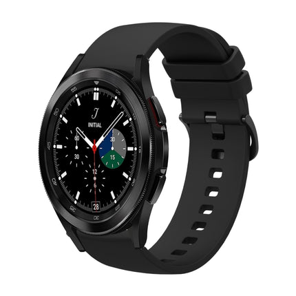20mm Solid Color Soft Silicone Watch Band, For Samsung  Galaxy Watch 4 Classic 46mm, For Samsung Galaxy Watch3 41mm