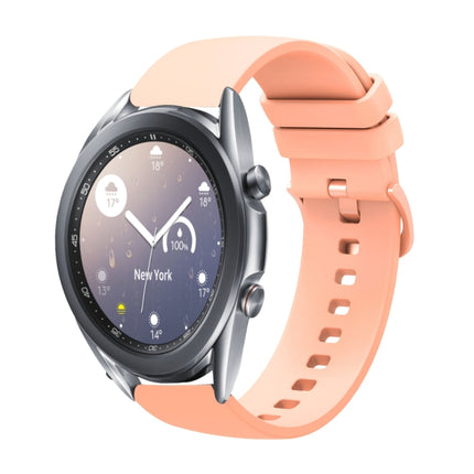20mm Solid Color Soft Silicone Watch Band, For Samsung  Galaxy Watch 4 Classic 46mm, For Samsung Galaxy Watch3 41mm