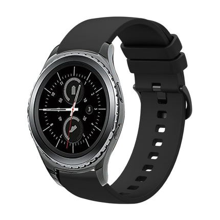 20mm Solid Color Soft Silicone Watch Band, For Samsung Gear S2 Classic, For Samsung Galaxy Watch Active 2 40mm