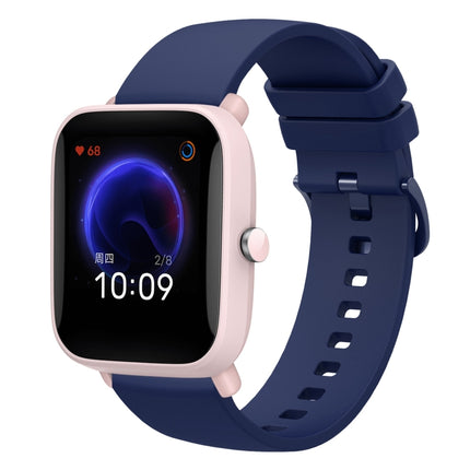 20mm Solid Color Soft Silicone Watch Band, For Amazfit BIP U, For Amazfit GTR 42mm