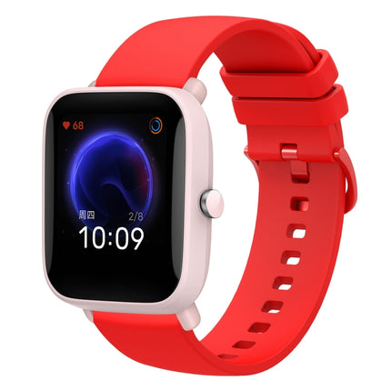 20mm Solid Color Soft Silicone Watch Band, For Amazfit BIP U, For Amazfit GTR 42mm