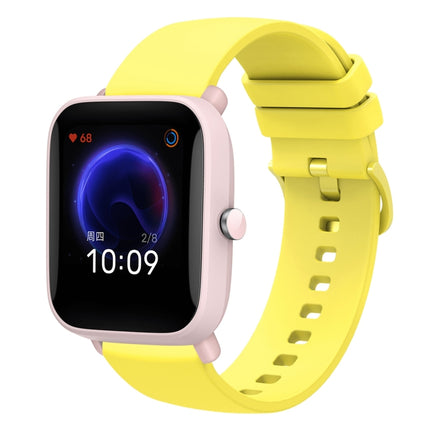 20mm Solid Color Soft Silicone Watch Band, For Amazfit BIP U, For Amazfit GTR 42mm