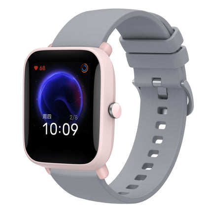 20mm Solid Color Soft Silicone Watch Band, For Amazfit BIP U, For Amazfit GTR 42mm