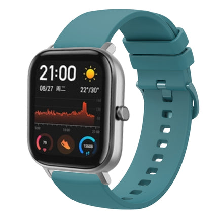 20mm Solid Color Soft Silicone Watch Band, For Amazfit GTS, For Amazfit BIP